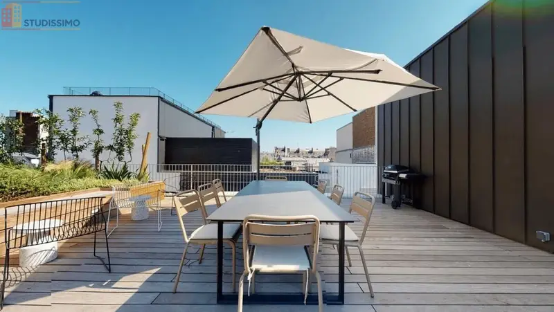 Studio meublé 14m² Paris 17e - 5e étage, lumineux - Photo 3