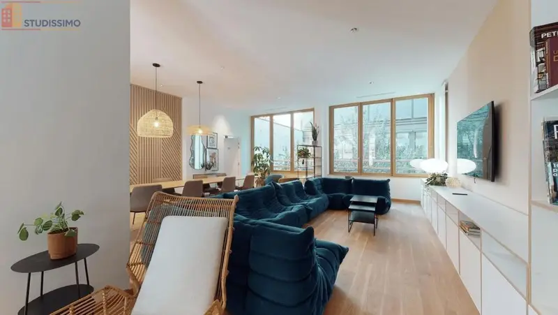 Studio meublé 14m² Paris 17e - 5e étage, lumineux - Photo 5