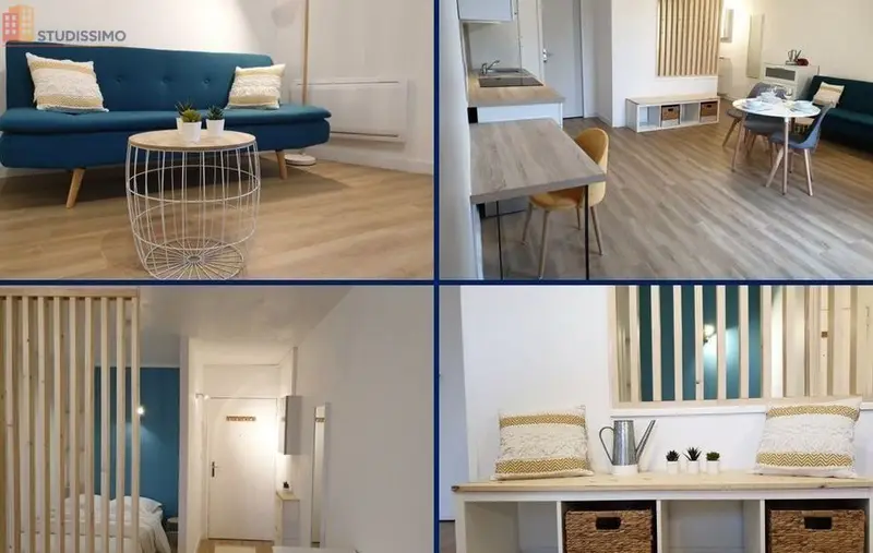 Studio 35m² Valserhône 01200 - Rénové, meublé - Photo 2