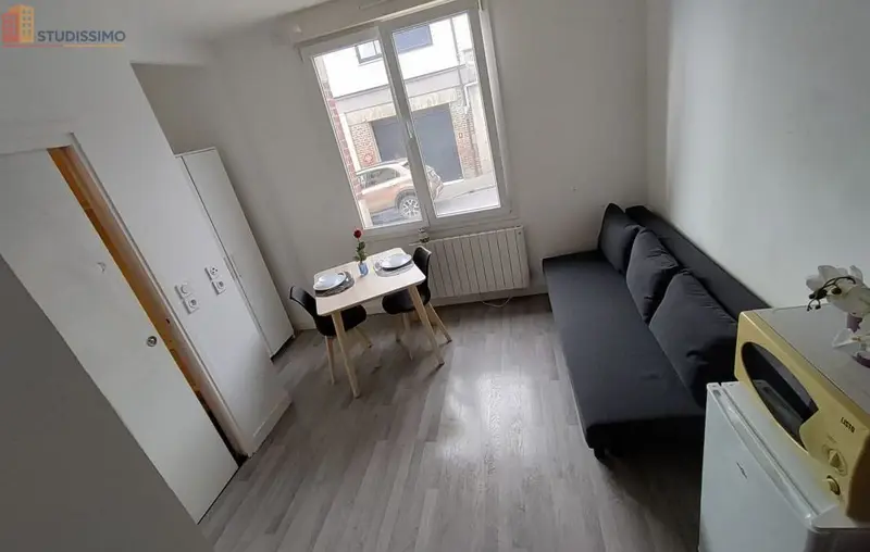Studio meublé 14m² Saint-Quentin - Meublé, DPE D - Photo 1