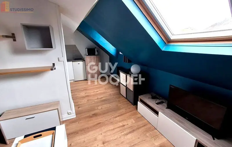 Studio 19m² Laon - Meublé, DPE D - Photo 2