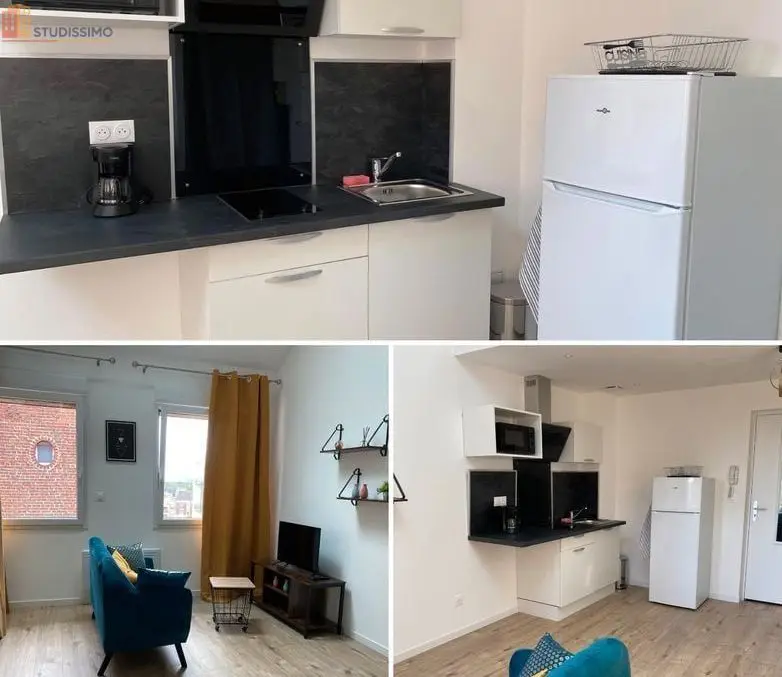 Studio meublé 28m² Saint-Quentin - Meublé, 2e étage - Photo 2