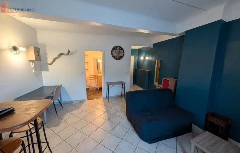 Studio meublé 28m² Digne-les-Bains - Meublé, DPE D - Photo 2