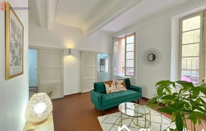 Studio meublé 13m² Grasse - Lumineux, 1er étage - Photo 1