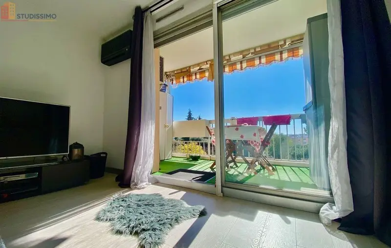 Studio meublé 32m² Nice 06200 - Meublé, DPE D - Photo 3