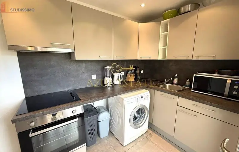 Studio meublé 27m² Beausoleil - Meublé, DPE C - Photo 4