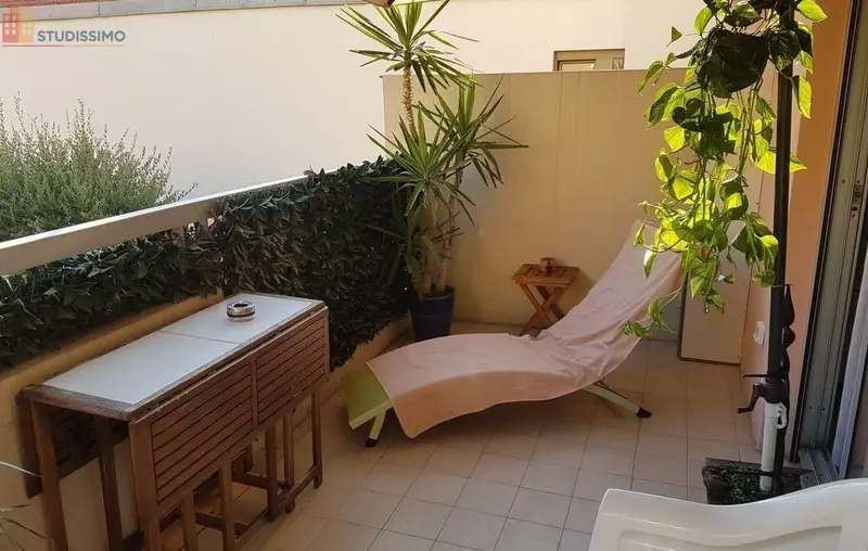 Studio 25m² Nice 06200 - Calme, terrasse aménagée - Photo 1