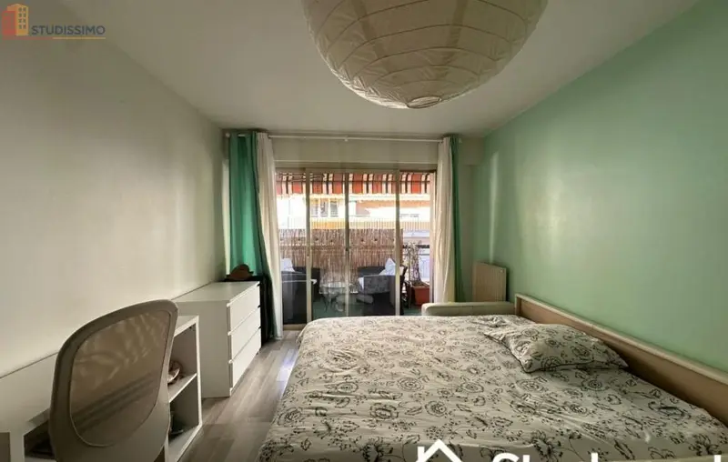 Studio meublé 11m² Nice 06100 - Calme, lumineux - Photo 2