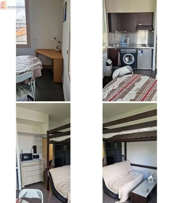 Studio meublé 24m² Nice 06100 - Lumineux, calme - Photo 2