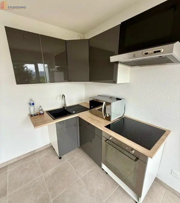 Studio 24m² Carros - Parking, résidence sécurisée - Photo 2