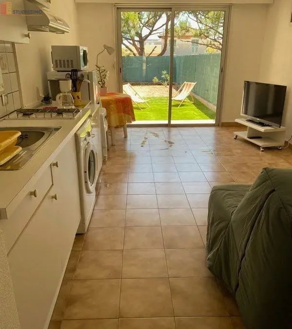 Studio meublé 24m² Cagnes-sur-Mer - Terrasse, proche plage - Photo 1