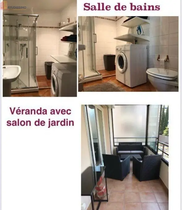 Studio meublé 32m² Nice 06100 Valrose - Calme, lumineux - Photo 2