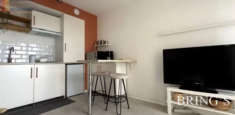 Studio meublé 20m² Nice 06200 - Étage élevé, lumineux - Photo 8