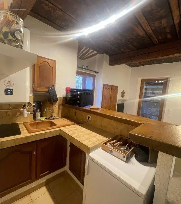 Studio meublé 17m² Saint-Étienne-de-Tinée - Meublé - Photo 1