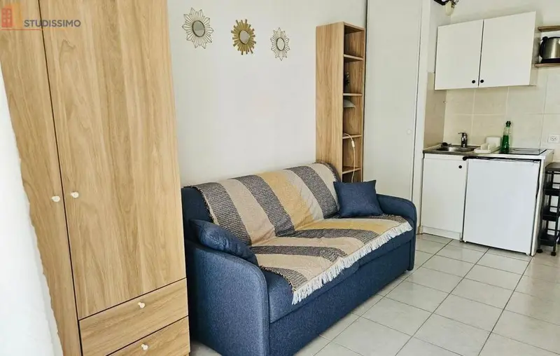 Studio 19m² Nice 06200 - Climatisé, terrasse - Photo 4