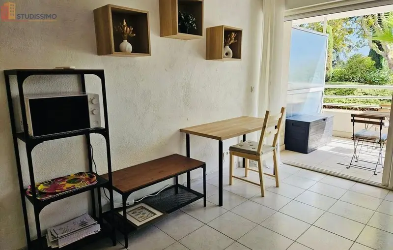 Studio 19m² Nice 06200 - Climatisé, terrasse - Photo 1