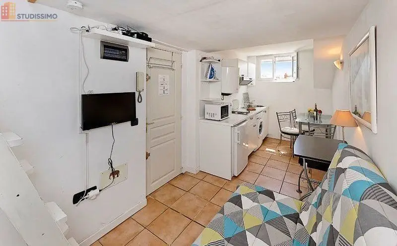 Studio meublé 16m² Nice 06000 - Mezzanine, climatisé - Photo 2