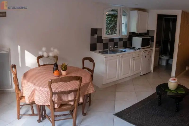 Studio 28m² Valbonne 06560 - Meublé, pour étudiant - Photo 2