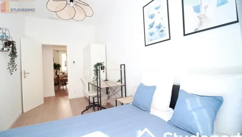 Studio meublé 11m² Nice 06000 - Meublé, DPE A - Photo 3