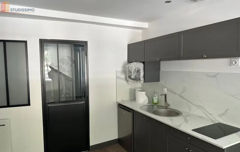 Studio meublé 24m² Tournon-sur-Rhône - Meublé, DPE C - Photo 3