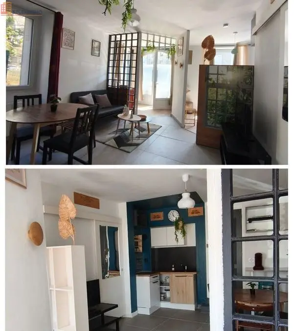 Studio meublé 24m² Alboussière 07440 - Meublé, lumineux - Photo 2