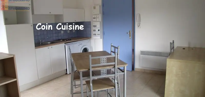 Studio meublé 27m² Annonay - Wifi, proche lycée - Photo 1