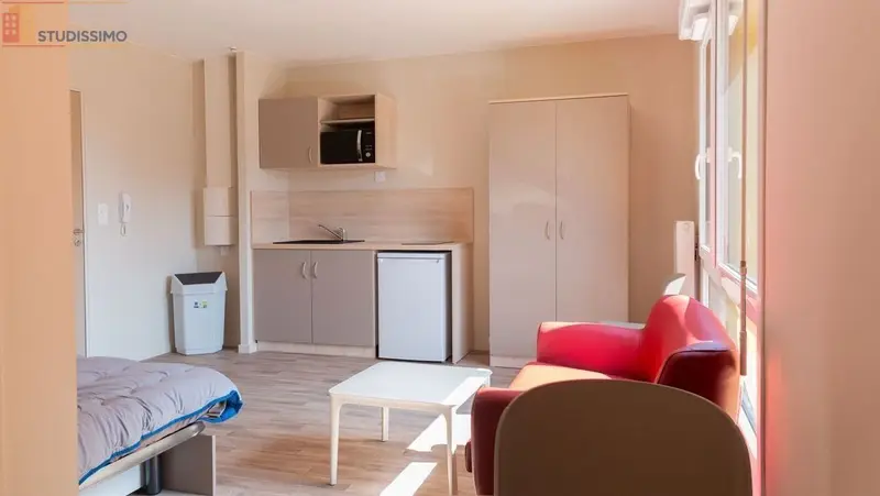 Studio meublé 24m² Charleville-Mézières - Neuf, charges comprises - Photo 6