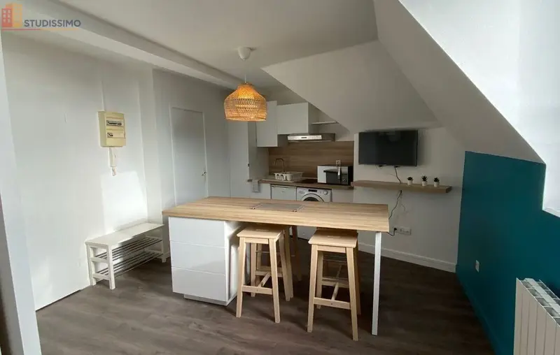 Studio meublé 28m² Sedan 08200 - Lumineux, dernier étage - Photo 6