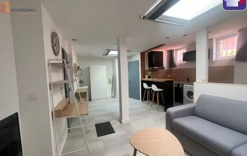 Studio meublé 27m² Pamiers 09100 - Meublé, DPE D - Photo 1