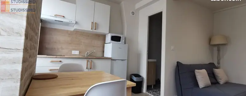 Studio meublé 17m² Pamiers - Rénové, 2e étage - Photo 1