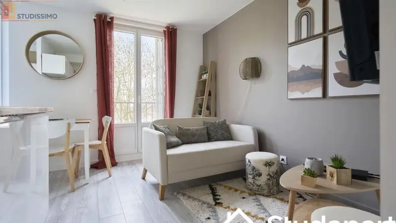 Studio meublé 10m² Troyes - Meublé, DPE A - Photo 3