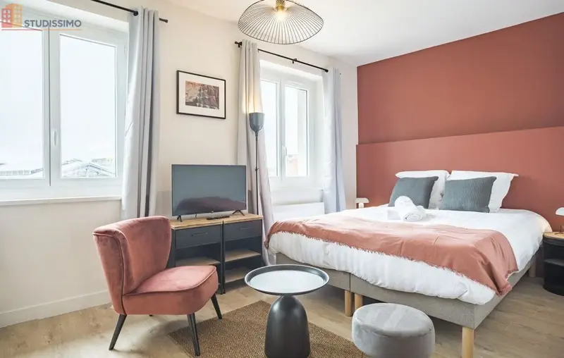Studio meublé 21m² Troyes - Meublé, DPE D - Photo 4
