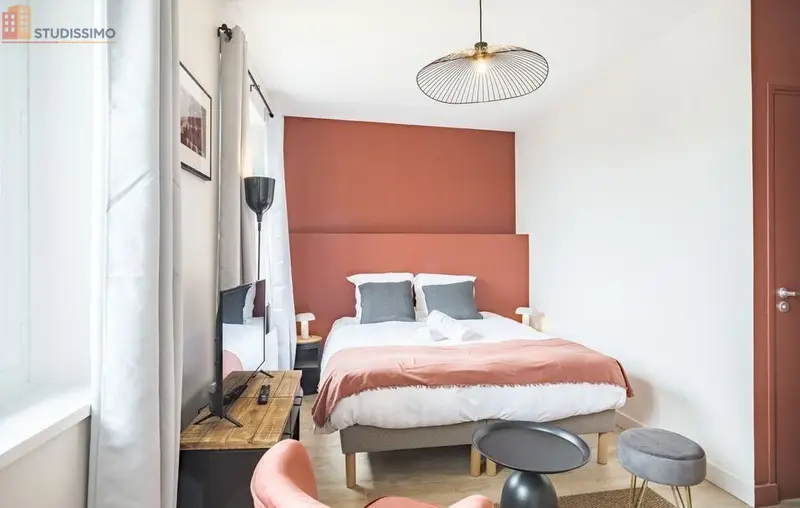 Studio meublé 21m² Troyes - Meublé, DPE D - Photo 2