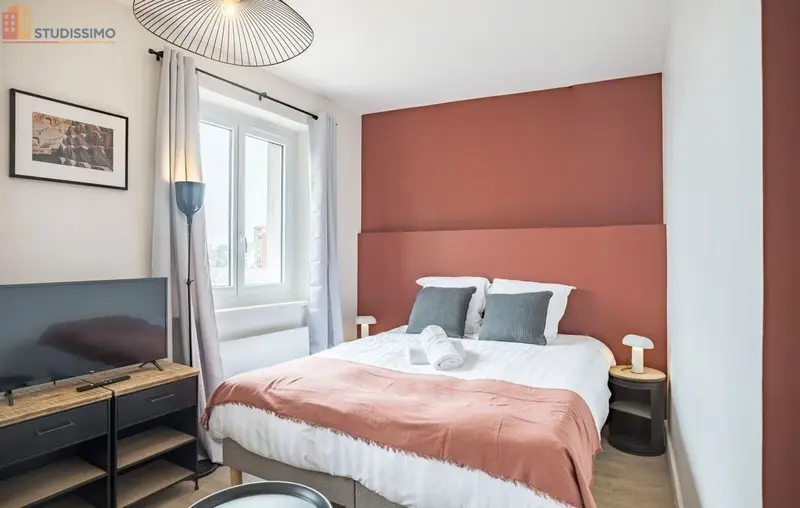 Studio meublé 21m² Troyes - Meublé, DPE D - Photo 1