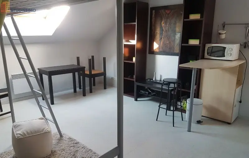Studio meublé 27m² Troyes - Meublé, DPE D - Photo 2