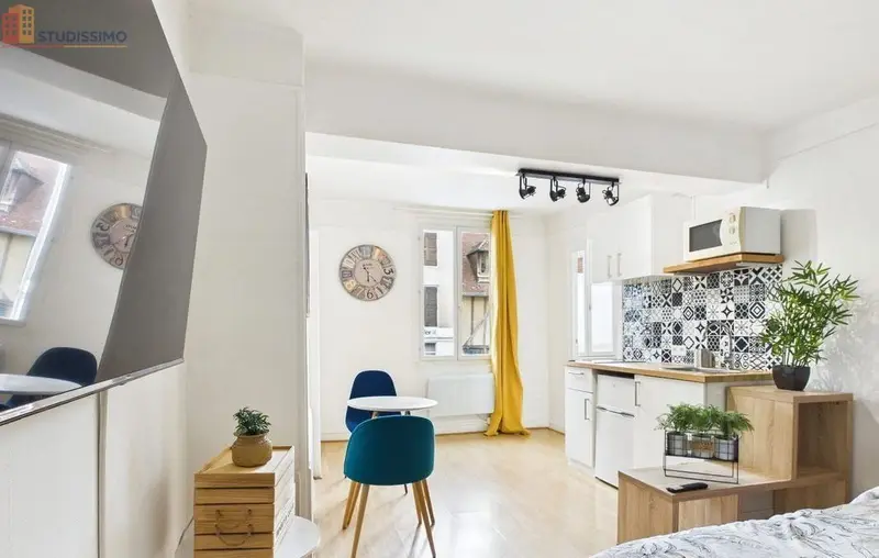 Studio meublé 22m² Troyes - Meublé, DPE D - Photo 6