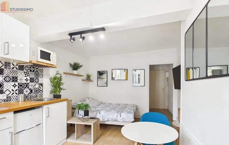 Studio meublé 22m² Troyes - Meublé, DPE D - Photo 8