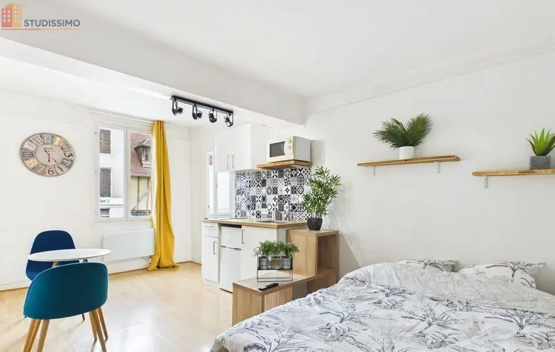Studio meublé 22m² Troyes - Meublé, DPE D - Photo 5