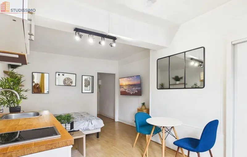 Studio meublé 22m² Troyes - Meublé, DPE D - Photo 1