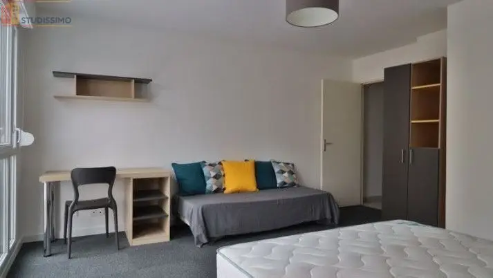 Studio meublé 28m² Troyes - Meublé, DPE C - Photo 3