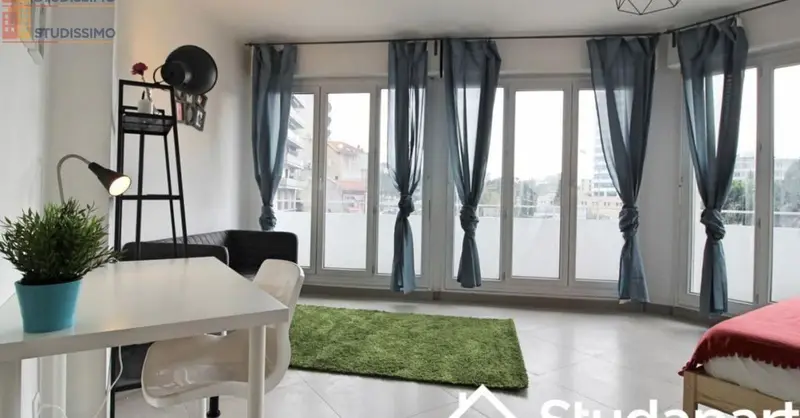 Studio meublé 15m² Marseille 4e - Meublé, DPE A - Photo 1