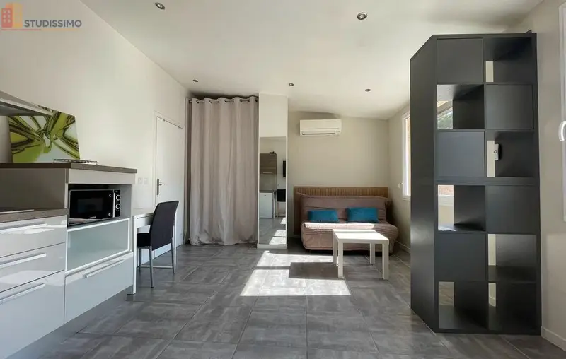 Studio meublé 24m² Marseille 9e - Terrasse, équipé - Photo 2