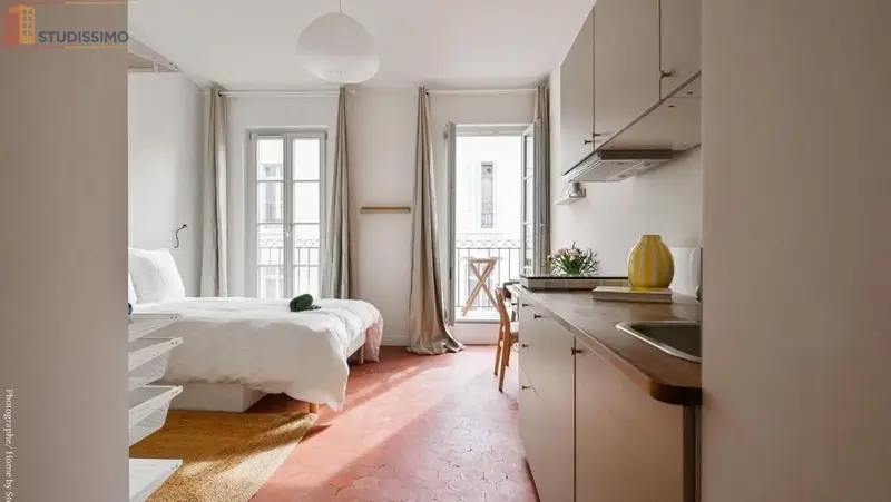 Studio meublé 20m² Marseille 1er - Lumineux, DPE A - Photo 14