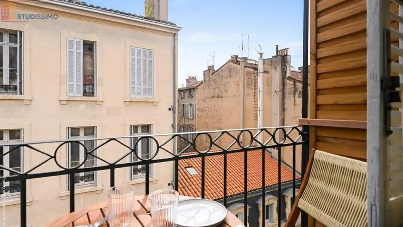 Studio meublé 20m² Marseille 1er - Lumineux, DPE A - Photo 7