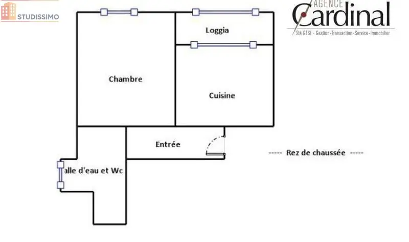 Studio 30m² Marseille 2e - Photo 1