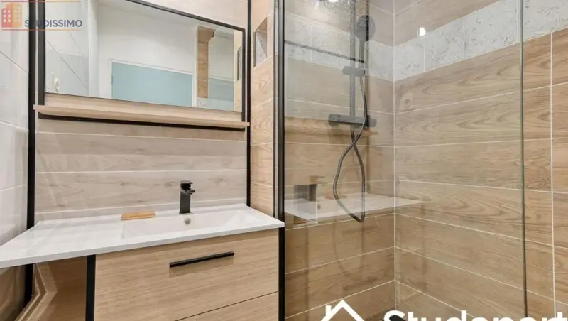 Studio meublé 14m² Marseille 3e - Meublé, lumineux - Photo 4