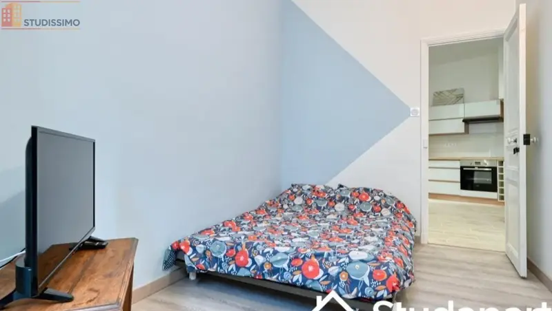 Studio meublé 14m² Marseille 3e - Meublé, lumineux - Photo 1