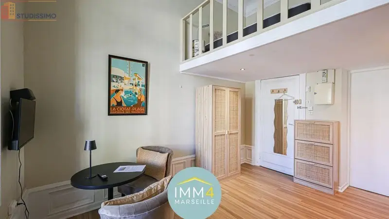 Studio meublé 24m² Marseille 4e - Meublé, lumineux - Photo 6