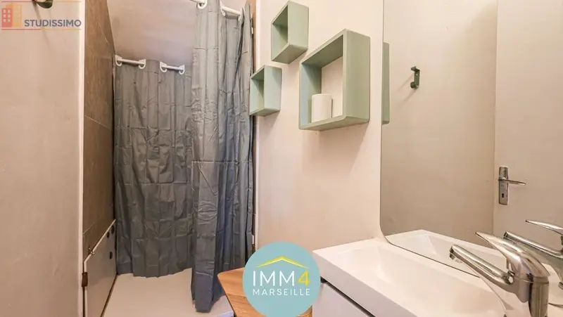 Studio meublé 24m² Marseille 4e - Meublé, lumineux - Photo 3