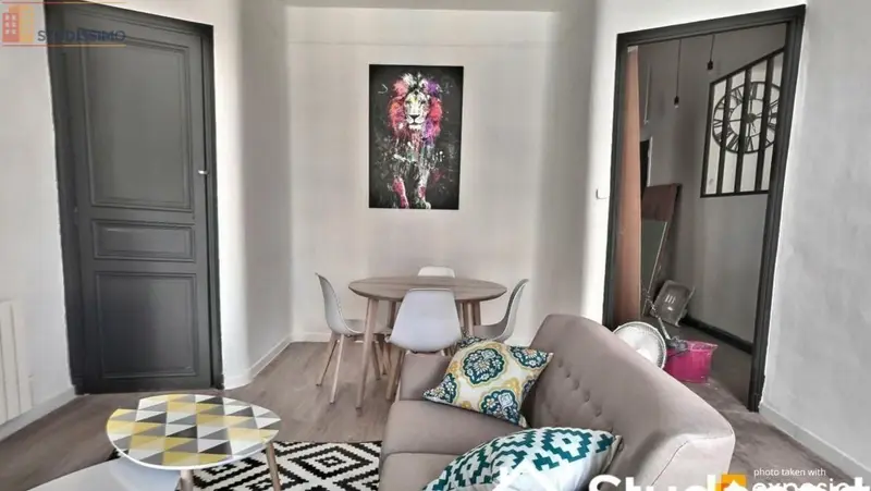 Studio meublé 8m² Marseille 1er - Calme, 4e étage - Photo 2